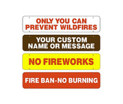 Two Sided Fire Danger Rider Sign