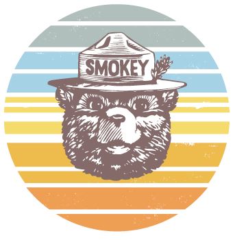 Groovy Smokey Bear Magnet Packs