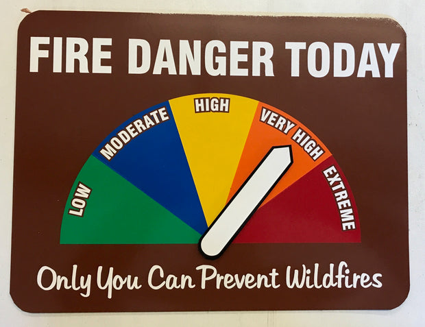 Magnetic Vehicle Fire Danger Signs