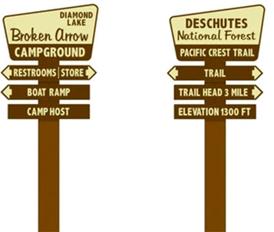 Landmark Directional Signs